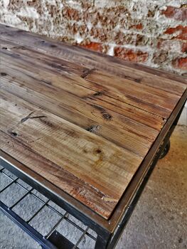 Reclaimed Wood Coffee Table, 3 of 4