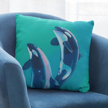 Orca Arctic Animals Cushion Cover, 5 of 10