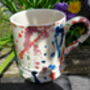 Tankard Mug In Paint Splashes Design, thumbnail 2 of 8