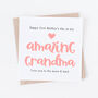 First Mother's Day Card For Grandma, Nana, Granny, thumbnail 1 of 3