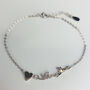 Sterling Silver 'Love You' Heart Bracelet, thumbnail 2 of 5