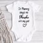 If Mummy Says No Auntie Will Say Yes Personalised Vest, thumbnail 4 of 7