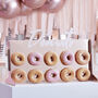 Rose Gold Foiled Donut Wall, thumbnail 1 of 3