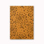 A5 Lay Flat Mustard Leopard Print Notebook Journal, thumbnail 2 of 9