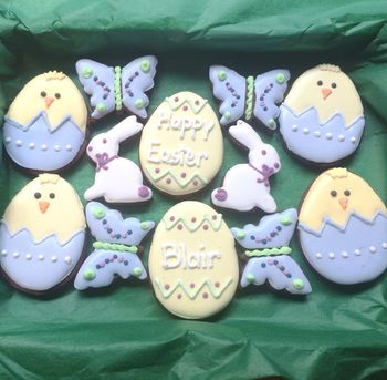 Personalised Easter Chick Cookie Tin, 3 of 3