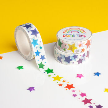 Rainbow Washi Tape Set, 9 of 12