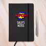 Personalised Comic Book School Pu A5 Notebook, thumbnail 3 of 4