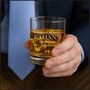 Personalised Engraved Whiskey Glass Coworker Retirement Gift, thumbnail 2 of 6