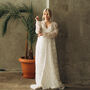 Long Sleeved Wedding Dress Cover | Lace Kimono Cape, thumbnail 10 of 10