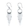 Sterling Silver Chandelier Style Drop Earrings, thumbnail 2 of 3