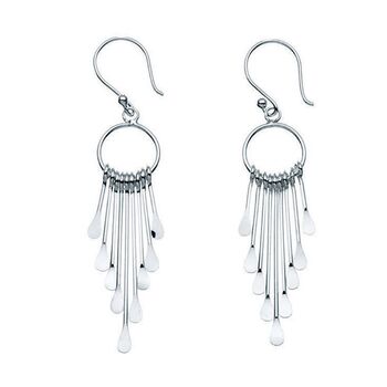 Sterling Silver Chandelier Style Drop Earrings, 2 of 3