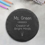 Personalised Coffee Coaster End Of Year Gift For Teacher, thumbnail 8 of 10