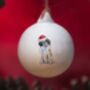 St Bernard Ceramic Bauble, thumbnail 1 of 2