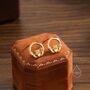 Sterling Silver Claddagh Stud Earrings, thumbnail 2 of 11