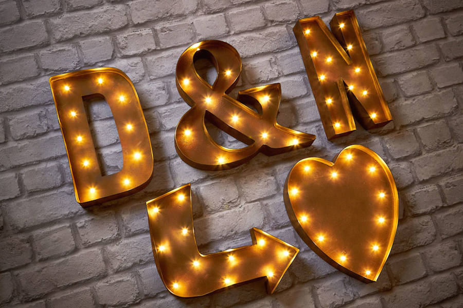 Carnival Wall Letter Lights A To Z By La De Da Living Carnival Wall Letter Lights A To Z