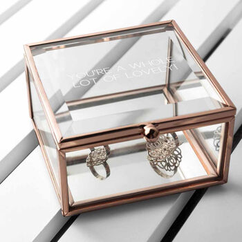 Personalised Glass Trinket Box, 2 of 3