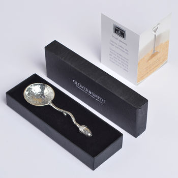 Acorn Pewter Sugar Tea Spoon, Oak Leaf And Acorn Gifts, 4 of 6