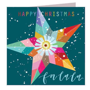 Christmas Star Greetings Card, 2 of 5