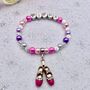 Personalised Ballerina Or Gymnast Charm Bracelet, thumbnail 10 of 12