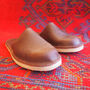 Personalised Handmade Men's Leather Slippers, thumbnail 2 of 12