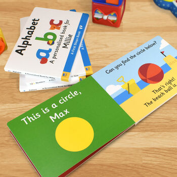 First Steps Shapes Personalised Board Book, 3 of 7