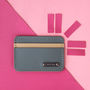 Personalised Leather Card Holder, thumbnail 3 of 8