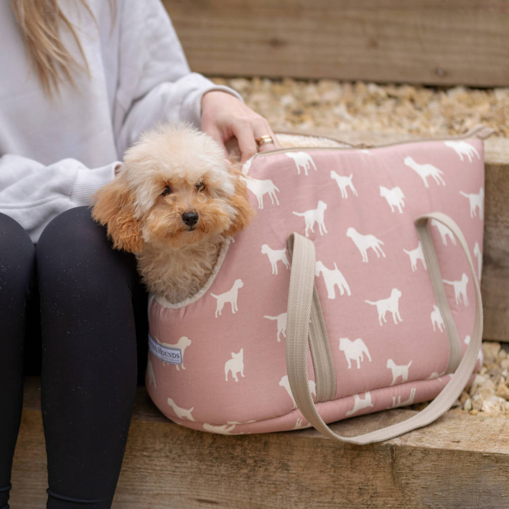 Mutts And Hounds Dog Print Dog Carriers By Mutts & Hounds