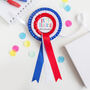 Best Teacher Rosette With Personalised Name, thumbnail 4 of 4