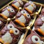 Praline Owl Autumn Chocolate Box, thumbnail 2 of 2