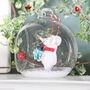Mouse In Bauble Christmas Tree Decoration, thumbnail 2 of 4