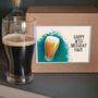 50th Birthday Bow Tie Beer Glass, thumbnail 4 of 7