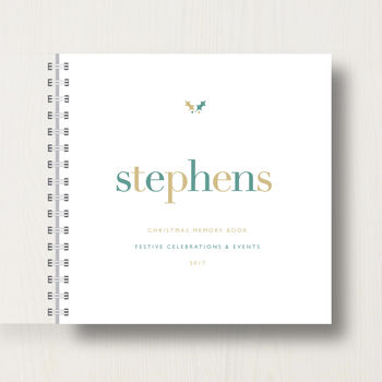 Personalised Family Christmas Book Or Album, 9 of 10