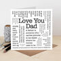 Love You Dad Card, thumbnail 1 of 5