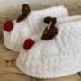 Baby Booties Handmade Crochet My First Christmas, thumbnail 7 of 7