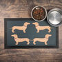 Sausage Dog Placemat, Dachshund Feeding Mat, thumbnail 9 of 10