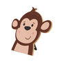 Monkey Dimmable LED Battery Children's Wall Night Light, thumbnail 6 of 8