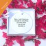 Personalised Thank You Hanging Ornament, Hand Drawn, thumbnail 2 of 2
