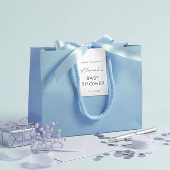Baby Shower Luxury Gift Bags With Personalised Tag, 5 of 9