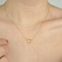 Gold Plated Necklace With Openable Spring Clasp, thumbnail 4 of 5