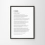 The One Poem Personalised Wedding Print, thumbnail 6 of 10
