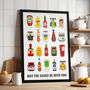 Funny Condiment Print, thumbnail 1 of 4