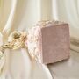 Arisha Nude Pink Velvet Potli Bag, thumbnail 4 of 6