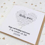 Personalised 30th Anniversary Card With Pearl Heart, thumbnail 4 of 5