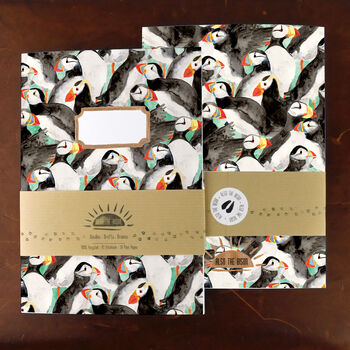 Improbability Of Puffins Notebook, 4 of 9