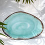 Green Large Oval Serving Plate, thumbnail 2 of 5