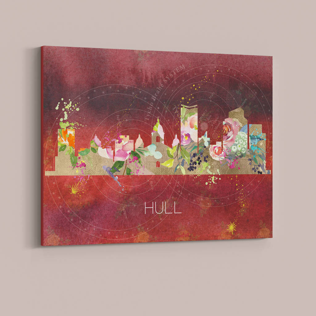 Hull Cityscape Fine Art Skyline By Natalie Ryan Design