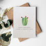 Classic Birthday Succulent Plantable Seed Paper Card, thumbnail 1 of 2