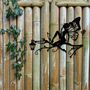 Whimsical Fairy On Branch Metal Wall Art With Lantern, thumbnail 1 of 11