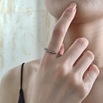 Cz Constellation Ring In Sterling Silver, 5 of 11