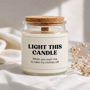 Anniversary Gifts For Him And Her Funny Candle, 3 of 6